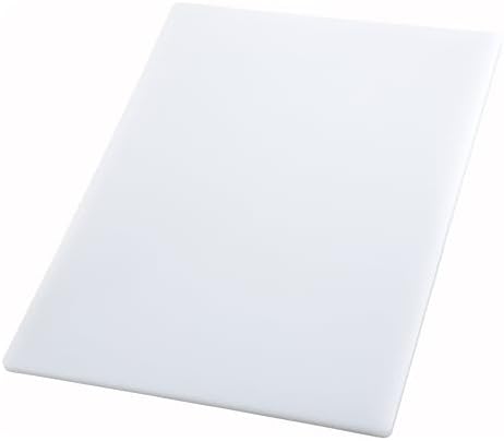 Winco 15" x 20" White Cutting Board
