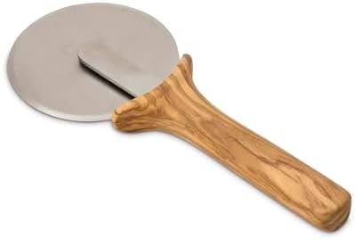 Fantes Italian Olivewood Pizza Wheel, Stainless Steel and Italian Olivewood, The Italian Market Original since 1906