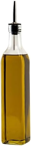 Winco Oil/Vinegar Bottle with Top, 16-Ounce