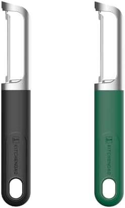 KITCHENDAO Swivel Vegetable Potato Peeler for Kitchen, Japanese 420J2 Stainless Steel Sharp Blade