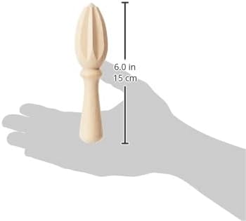 Tala Traditional Wooden Lemon Reamer, Handheld Citrus Juicer for Lemons, Limes & Oranges, Durable Beechwood Kitchen Tool