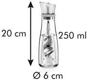 Tescoma Oil Dispenser Bottle with infuser 8,5oz, with no-drip Spout for 250 ml