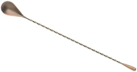 Barfly Bar Spoon, Teardrop End 11 13/16" (30 cm), Antique Copper