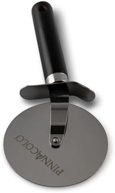 4 Inch Wheeled Pizza Cutter with Wood Handle