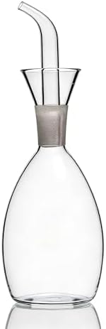 ELETON Planet Glass Oil Decanter and Cruet 10 Ounces