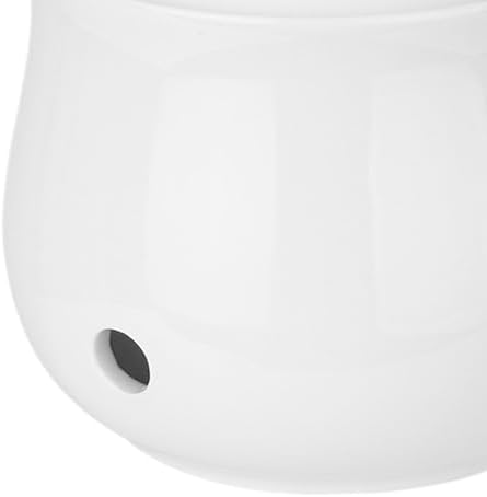 Garlic Storage Container | Ceramic Onion Storage Jar with Lid | Decorative Garlic Holder - for Dining Room Kitchen Restaurant Fridge Onion Potato Ginger