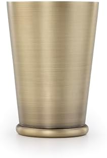 Barfly Cocktail Shaker with Weighted Bottom, Deluxe 18 oz, Antique Gold