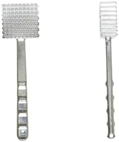 TrueCraftware- 9-7/8" Meat Tenderizer Aluminum Head and Handle- Meat Tenderizer Hammer Dual-side Mallet for Kitchen Heavy Duty Pounder For Tenderizing Steak Beef Chicken and Fish