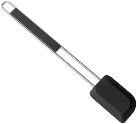 Kuhn Rikon Essential Scraper – Flexible Silicone Blade for Easy Food Transfer, Cleaning & Spreading – Comfortable Handle