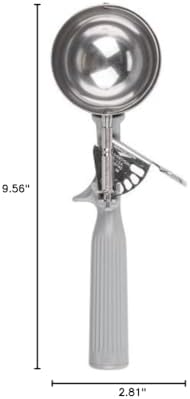 Vollrath 4 oz. Stainless Steel Disher,Gray, Size 8