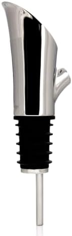 Gdesign Wine Aerator Pourer - Premium 304 Stainless Steel Wine Decanter Spout with Air Tube - No Drip, No Spill Design - Instant Aeration for Enhanced Flavor - Perfect Wine Gift Set for Enthusiasts