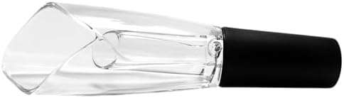 Wine Aerator Pourer – Instantly Aerates Wine While Pouring, Smooth Drip-Free Flow, Reusable Acrylic and Silicone Wine Decanter Spout for Home Bar and Entertaining