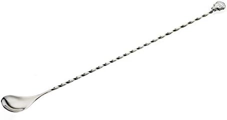 Barfly 13-Inch Bar Spoon, Sugar Skull End
