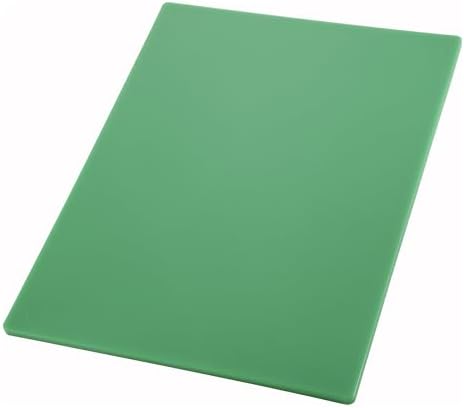 Winco Cutting Board, 12 by 18 by 1/2-Inch, Green