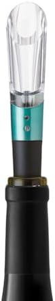 Rabbit Aerate and Preserve Wine Set, Wine/Champagne Sealer and Super Aerator (Green), Standard