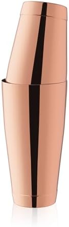 WOTOR Boston Cocktail Shaker Set, 18 oz & 28 oz, Stainless Steel (Rosegold)