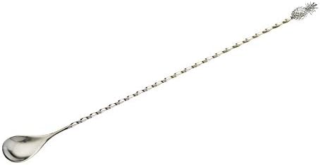 Barfly Pineapple Bar Spoon, End 13 1/4" (33.7 cm), Stainless Steel