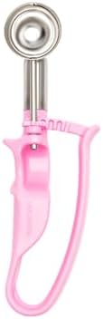 Size 60 PINK (0.53 oz.) VODOMAX Professional Food Disher, Falafel Scoop, Stainless 18-10, #60 Cookie Scoop, Fruit Scooper, Gelato Scoop, Ice Cream Scooper, Ice Cream Topping, Home Use Baking Essential
