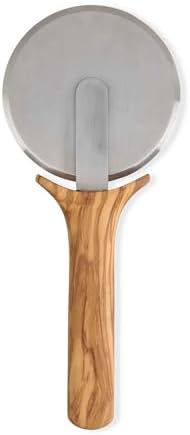 Fantes Italian Olivewood Pizza Wheel, Stainless Steel and Italian Olivewood, The Italian Market Original since 1906