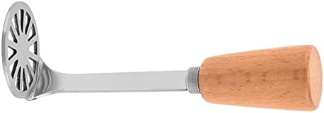 Potato Masher, 304 Stainless Steel Masher Potato Masher Ricer with Handle Metal Masher Kitchen Tool for Pressing Mashed Potatoes, Fruits Puree and Vegetables Puree