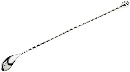 Barfly 13-Inch Bar Spoon, Sugar Skull End