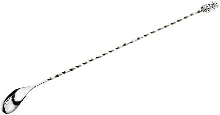 Barfly Pineapple Bar Spoon, End 13 1/4" (33.7 cm), Stainless Steel