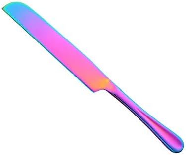 Buyer Star Wedding Cake Pastry Server Set, 304 Stainless Steel Rainbow Spatula Baking Tool Cake Shovel Butter Knives For Pie/Pizza/Cheese