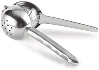 Lacor – 68182 – ZITRU Manual Juicer, 18/10 Stainless Steel, Juicer for Limes, Lemons and Oranges, Ergonomic Handle, Dishwasher Safe