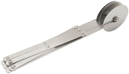 Adjustable 3-Wheel Stainless Steel Pastry Cutter - Expandable Pizza Roller for Uniform Slicing,Professional Baking Tool for Cookies, Dough & Pies‌