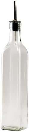 Winco Oil/Vinegar Bottle with Top, 16-Ounce