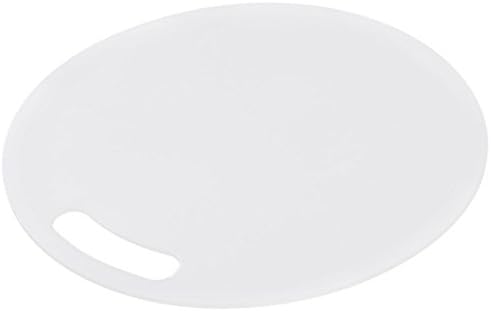 uxcell Plastic Kitchen Round Dual Side Fruit Vegetable Meat Cutting Chopping Block Mats Board