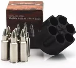 Stainless Steel Whiskey Chilling Bullet Set, 6 Pieces