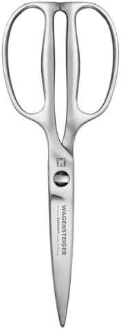 WAGENSTEIGER Kitchen & Outdoor Scissors, SUS403 Stainless Steel Multi-Function Shears with Herb Stripper, Detachable Blades, Ergonomic Handles, Ideal for Meat, Vegetables, Seafood (Food Scissors 1603)