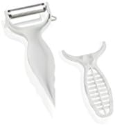 Swissmar Borner V-2007 Veg'Art Prep Tool with Detachable Grater, White