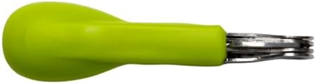 Capabunga Silicone Corkscrew Wine Opener - Green Ergonomic Cork Screw Wine Bottle Opener, Manual Wine Openers to Displace Less Cork, Wine Key for Bartenders and Home, Wine Accessories for Wine Lovers