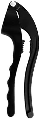 Fox Run Cast Aluminum Garlic Press, 6" Garlic Crusher with Built-In Nut Cracker