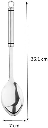 Tala Stainless Steel Serving Spoon, Essential for Serving Foods, Stirring sauces or Straining Vegetables. Dishwasher Safe, 33.5 x 7.0 x 1.5 cm
