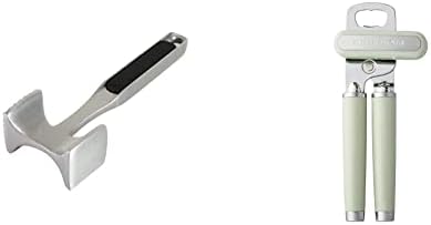KitchenAid Gourmet Meat Tenderizer, One Size, Black & Classic Multifunction Can Opener/Bottle Opener, 8.34-Inch, Pistachio