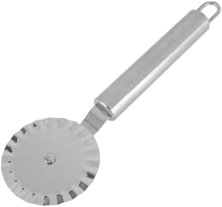 KICHOUSE 2Pcs Stainless Steel Pastry Ravioli Pizza Cutter Wheels for Home and Kitchen Commercial Cutting Tool for Pizza Pasta and Crusts