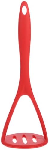 Hemoton Potato Ricer 10.43 Inch Stainless Steel Food Pressing Tool with Comfortable Grip for Easy Mashing of Vegetables and Fruits Kitchen Gadget