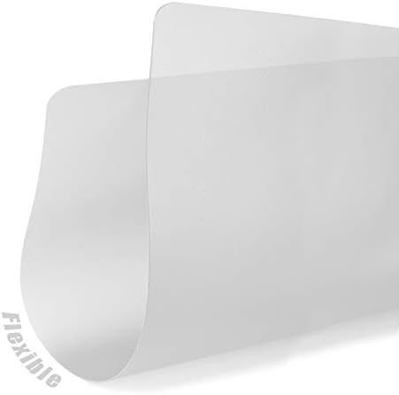 Plastic Cutting Board Set of 7, Frosted Clear Flexible Cutting Mats, BPA-Free, Non-Porous, Dishwasher Safe, Transparent