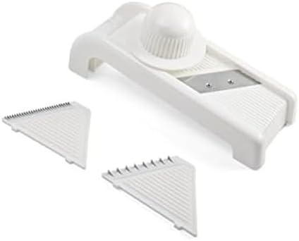 Farberware 5215832 Classic Mandoline Fruit and Vegetable Slicer with 3 Blades, White