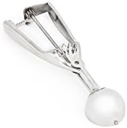 Fox Run Stainless Steel Scoop, 1 x 2.5 x 8.25 inches, Metallic