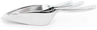 Fox Run Brands Aluminum Ice Scoop, 3-Piece Set, Silver