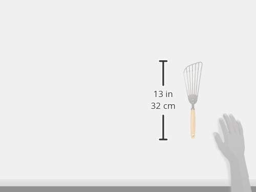 Endoshoji BOL6601 Professional Olive Butter Beater, Stainless Steel, Natural Wood, Made in Japan
