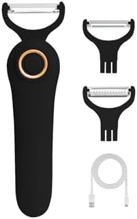 3-in-1 Electric Peeler | Auto Blade for Fruits/Vegetables