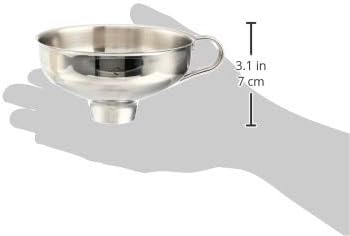 Küchenprofi 18/10 Stainless Steel Jam Funnel - Silver - Metal Funnels For Kitchen Use - Wide Mouth Kitchen Funnel