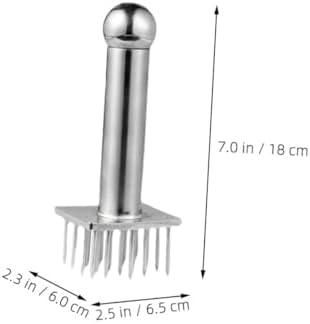 Stainless Steel Meat Tenderizer Hammer 28 Pin Multi Needle Tool