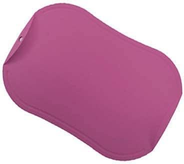 doblé Non-Scratch Flexible Cutting Board for Chopping, Scratch Free Juice Grooves with Easy Grip Handle, Non-Slip Dishwasher Safe for Kitchen (Large (15.6" x 10.7"), Indi pink)
