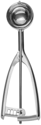 Soro Essentials #30 Stainless Steel 1-1/4 oz. Portion Control Scoop Food Server Squeeze Type Ice Cream Scoop Cookie Scooper for Baking